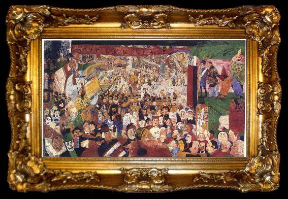 framed  James Ensor Christ